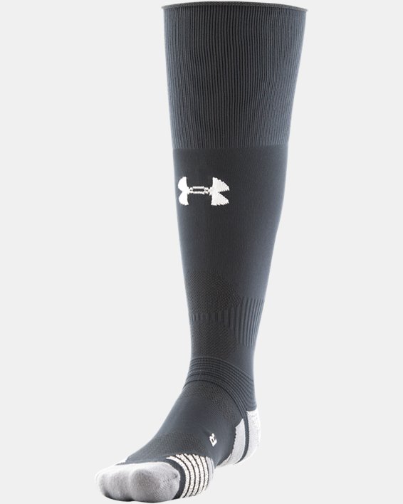 Unisex UA Soccer Over-The-Calf Socks, Black, pdpMainDesktop image number 2